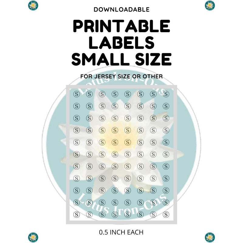Printable Clothing Labels 
